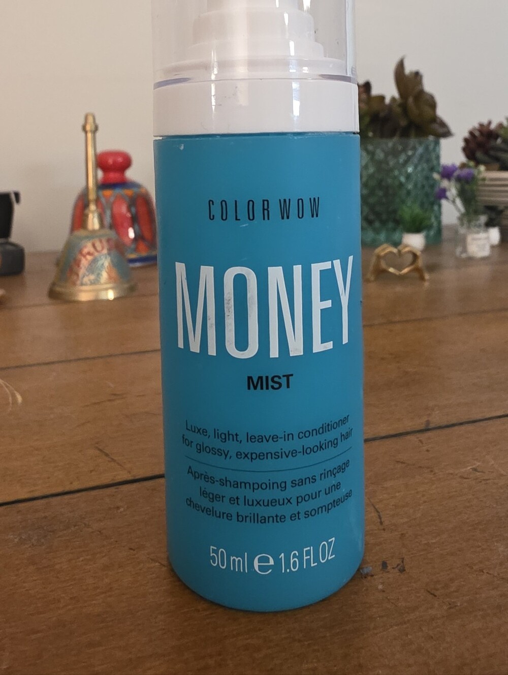 Color Wow Money Mist Leave-In Heat Protectant Spray - Turquoise